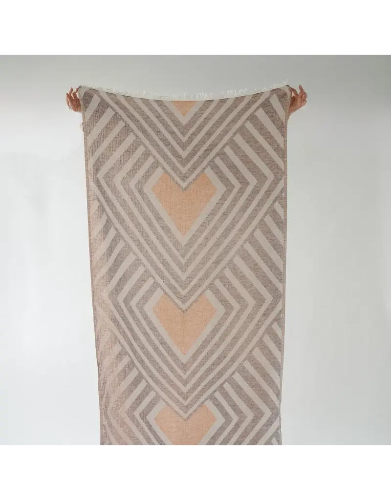 Pokoloko Combination Diamond Turkish Cotton Towel by Pokoloko