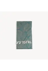 Pokoloko Leaf Appliqué Cotton Turkish Hand Towel by Pokoloko