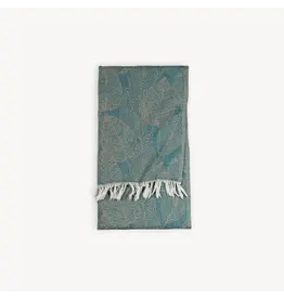 Pokoloko Leaf Appliqué Cotton Turkish Hand Towel by Pokoloko
