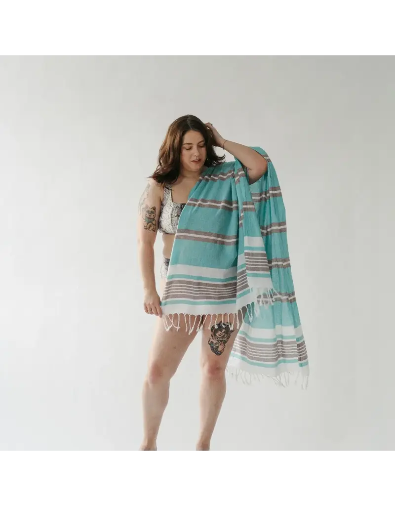 Pokoloko St Lawrence Turkish Cotton Towel by Pokoloko