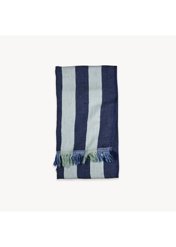Pokoloko Lime Juice Striped Turkish Cotton Towel by Pokoloko