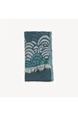 Pokoloko Wind Waves Turkish Cotton Towel by Pokoloko