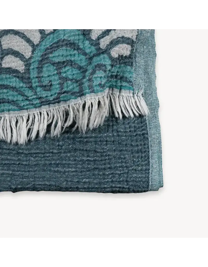 Pokoloko Wind Waves Turkish Cotton Towel by Pokoloko