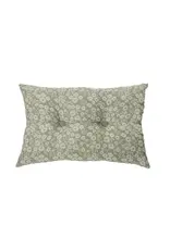 Brunelli Maggie Green Floral Pillow by Brunelli