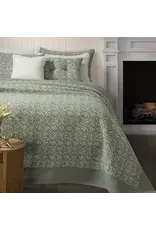 Brunelli Maggie Green Floral Quilt by Brunelli