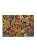 Koppers Home Welcome Floral Door Mat