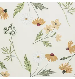 Brunelli Margaret Cream Floral Tablecloth by Brunelli