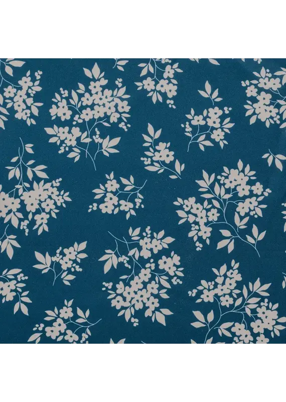 Brunelli Brimbelle Floral Blue Tablecloth by Brunelli