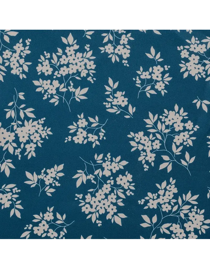 Brunelli Brimbelle Floral Blue Tablecloth by Brunelli