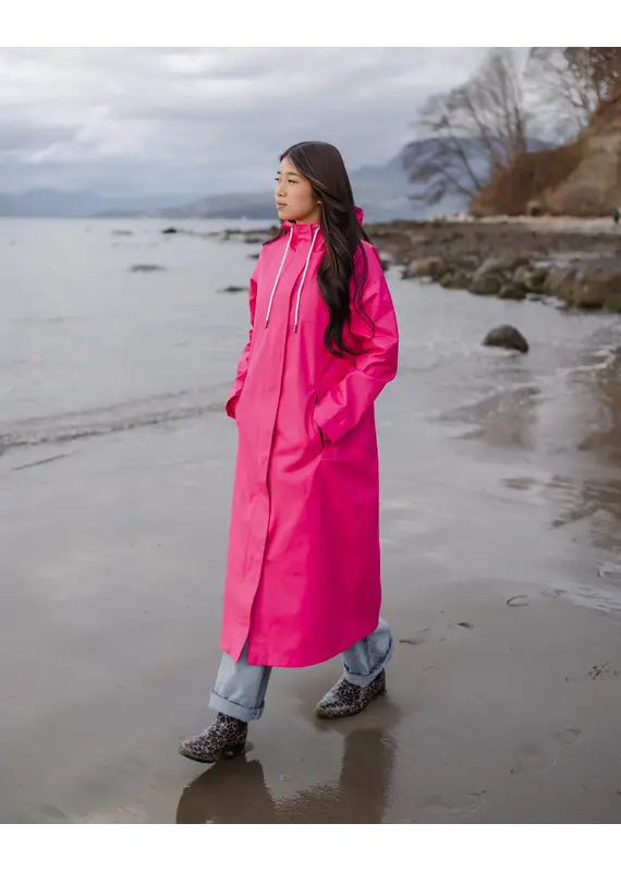 Mernini The Mernini Raincoat Fuchsia Pink | Classic 48" Length
