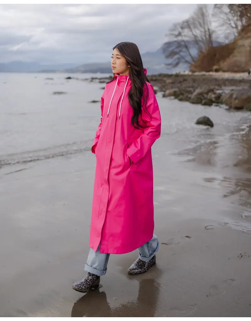 Mernini The Mernini Raincoat Fuchsia Pink | Classic 48" Length