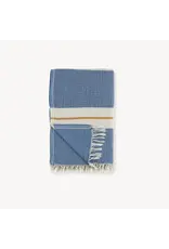 Pokoloko Pokoloko Crinkle Towel – 100% Turkish Cotton in Blue