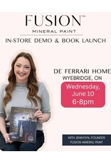 Jennylyn Pringle the Founder of Fusion Mineral Paint. Book Launch and Paint Demo