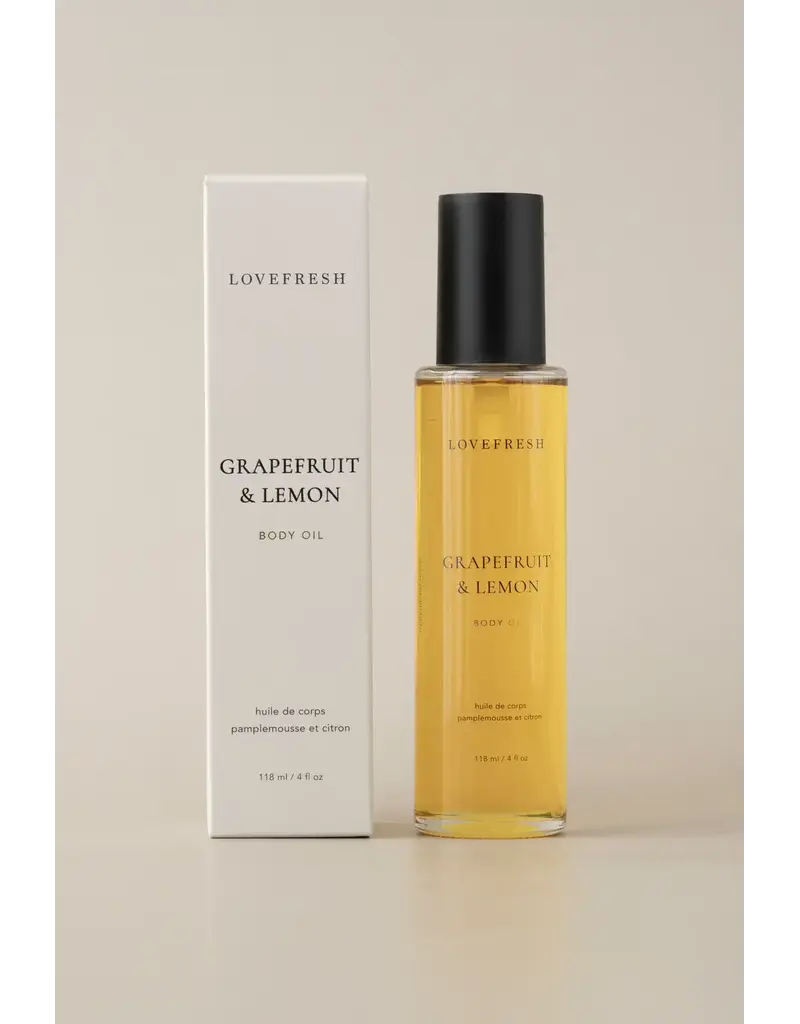 Love Fresh Lovefresh Grapefruit & Lemon Body Oil – 118ml