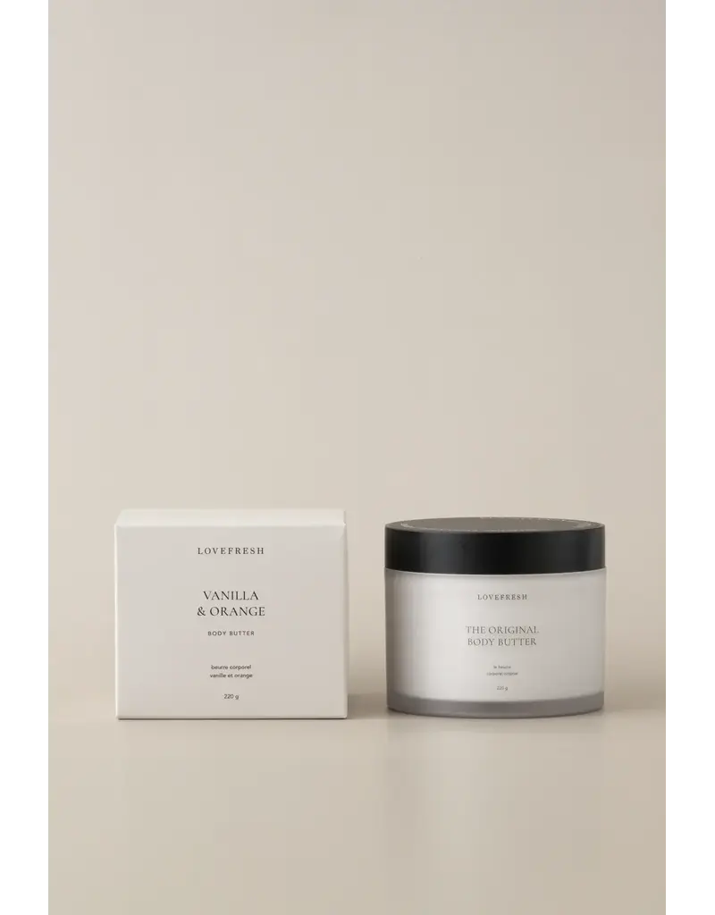 Love Fresh Lovefresh Vanilla & Orange Body Butter – 220g