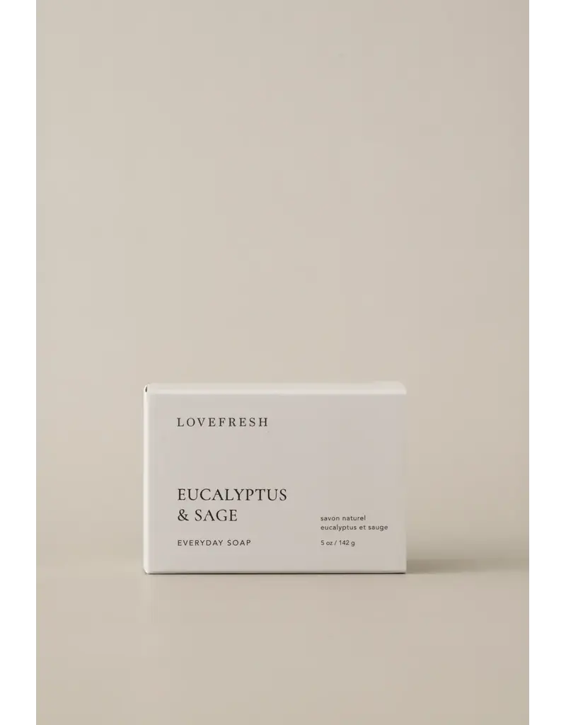 Love Fresh Lovefresh Eucalyptus & Sage Everyday Soap – 5 oz / 142g