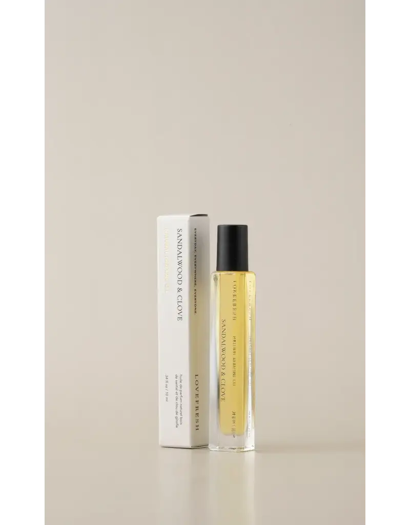 Love Fresh Lovefresh Sandalwood & Clove All Natural Perfume Oil – 10ml