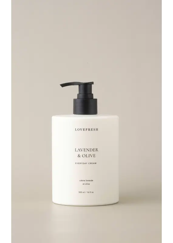 Love Fresh Lovefresh Lavender & Olive Everyday Cream – 500ml