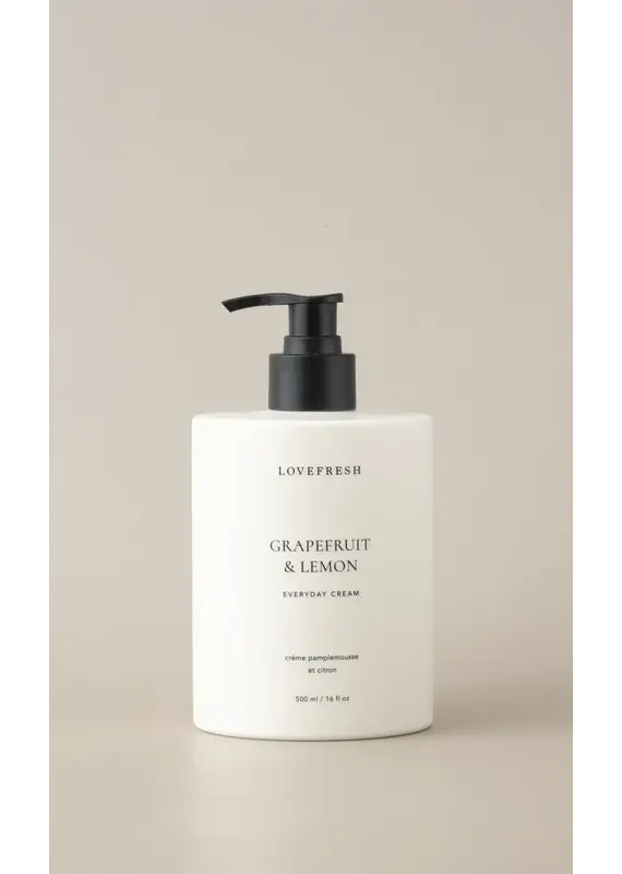 Love Fresh Lovefresh Grapefruit & Lemon Everyday Cream – 500ml