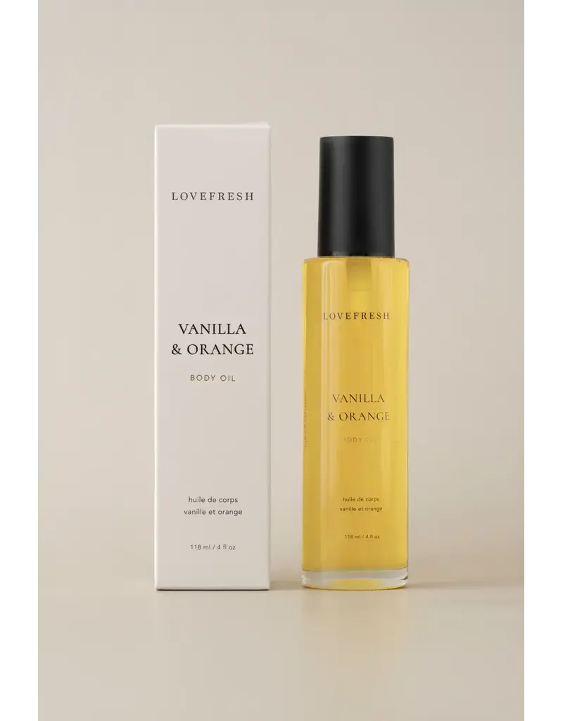 Love Fresh Lovefresh Vanilla & Orange Body Oil – 118ml