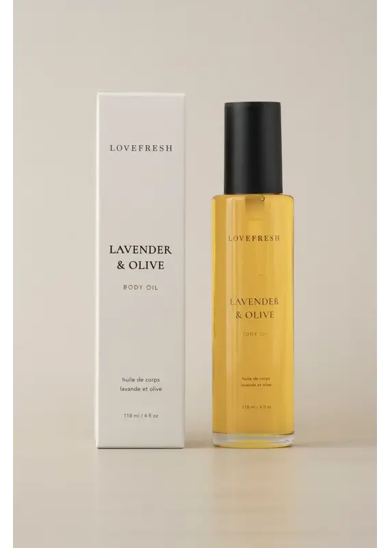Love Fresh Lovefresh Lavender & Olive Body Oil – 118ml