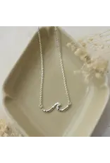 Glee Jewelry Tiny Wave Necklace by Glee Jewelry Canada – Gold & Silver