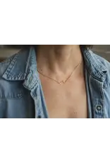 Glee Jewelry Tiny Wave Necklace by Glee Jewelry Canada – Gold & Silver