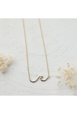 Glee Jewelry Tiny Wave Necklace by Glee Jewelry Canada – Gold & Silver