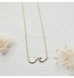 Glee Jewelry Tiny Wave Necklace by Glee Jewelry Canada – Gold & Silver