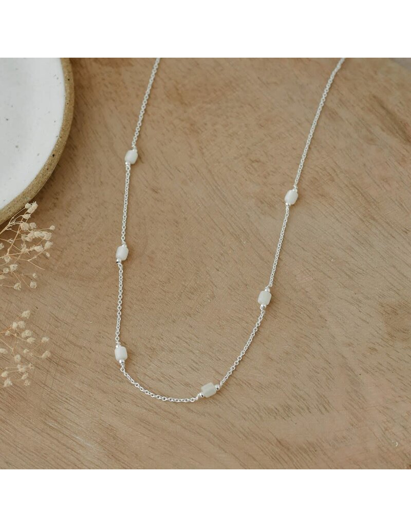 Glee Jewelry Gina Necklace with Mother of Pearl by Glee Jewelry Canada