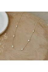 Glee Jewelry Gina Necklace with Mother of Pearl by Glee Jewelry Canada