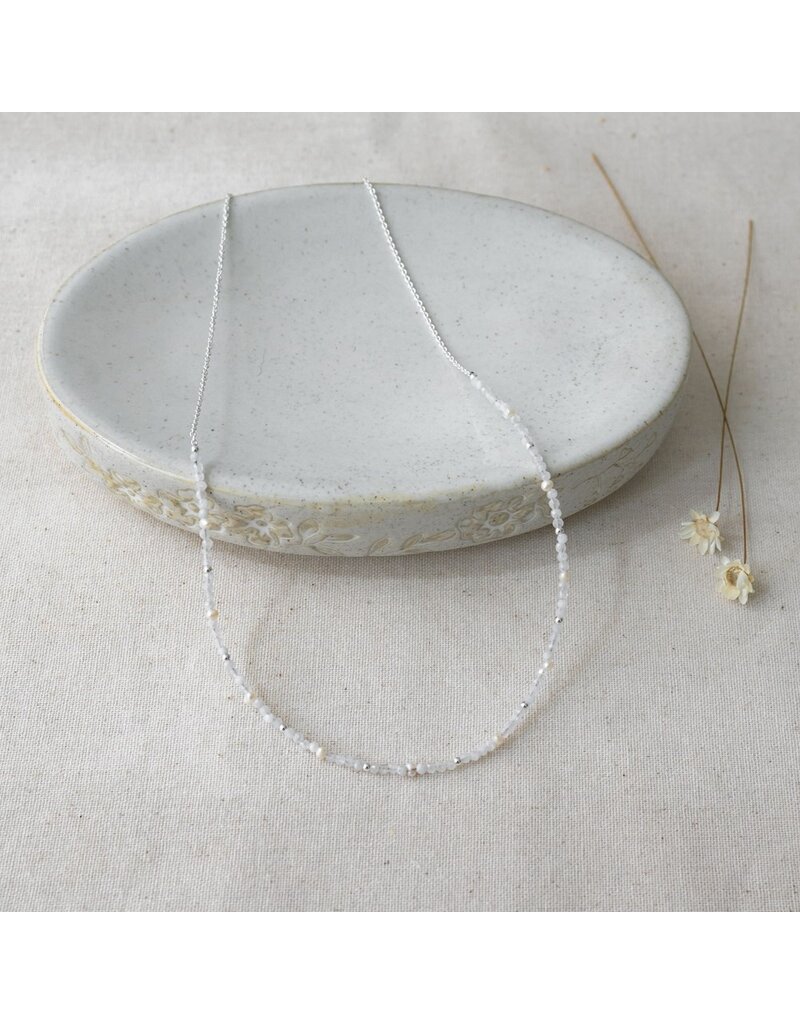 Glee Jewelry Beth Necklace with White Moon Stone by Glee