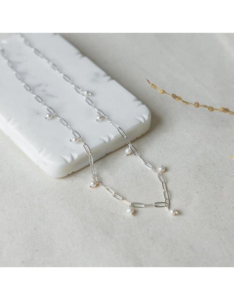 Glee Jewelry Beatrice Fresh Water Pearl Necklace by Glee