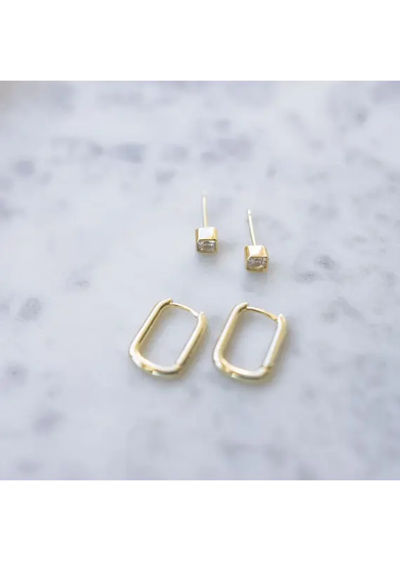 Glee Jewelry Square Duet Earring Set by Glee