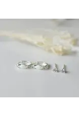Glee Jewelry Duet Opal & Sparkle Earring Set