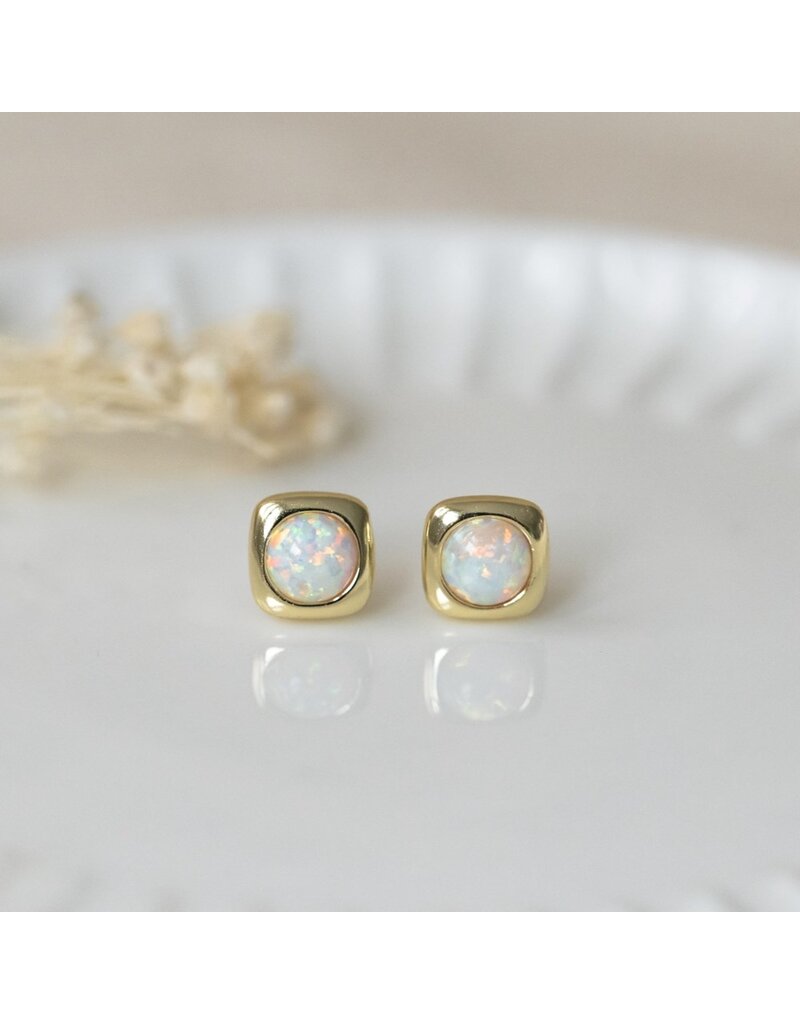 Glee Jewelry Lilo Opal Studs by Glee Jewelry Canada