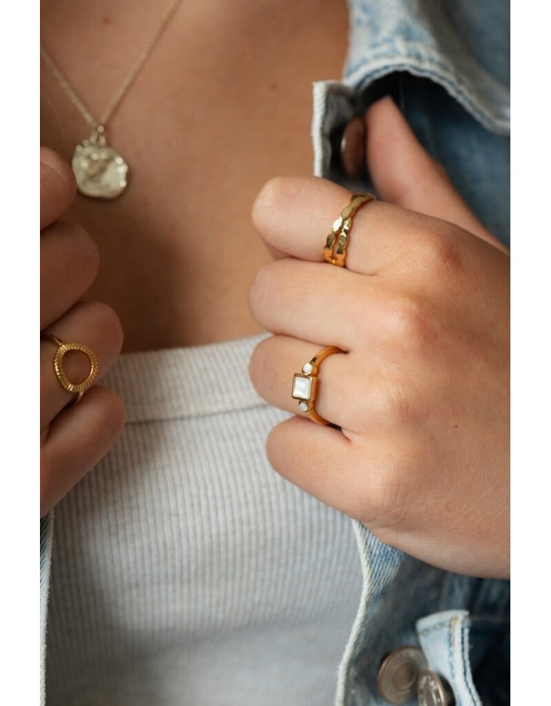 Glee Jewelry Sketch Adjustable Ring by Glee Jewelry Canada