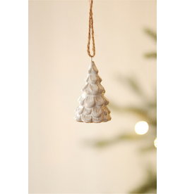 Indaba Trading Co. Ceramic Snowdrift Tree Ornament