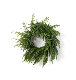 Fresh Touch Norfolk Pine Wreath | 20" Diameter with 6.5" Center