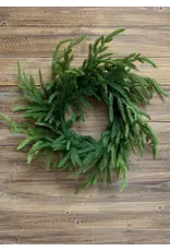 Fresh Touch Norfolk Pine Wreath | 20" Diameter with 6.5" Center