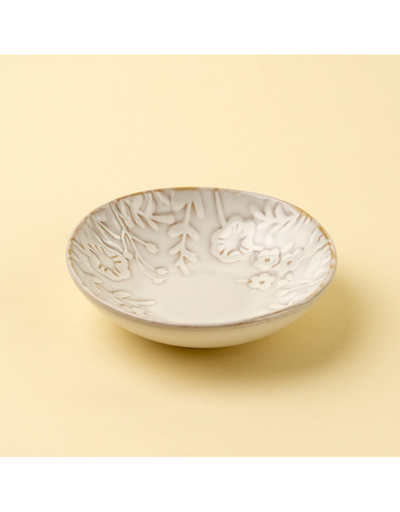 Indaba Trading Co. Wildflower Stoneware Accent Dish