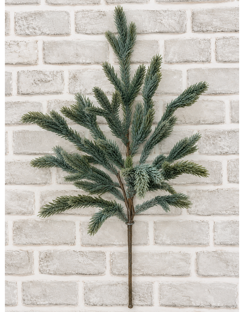 Fresh Touch Blue Spruce Spray | 24"