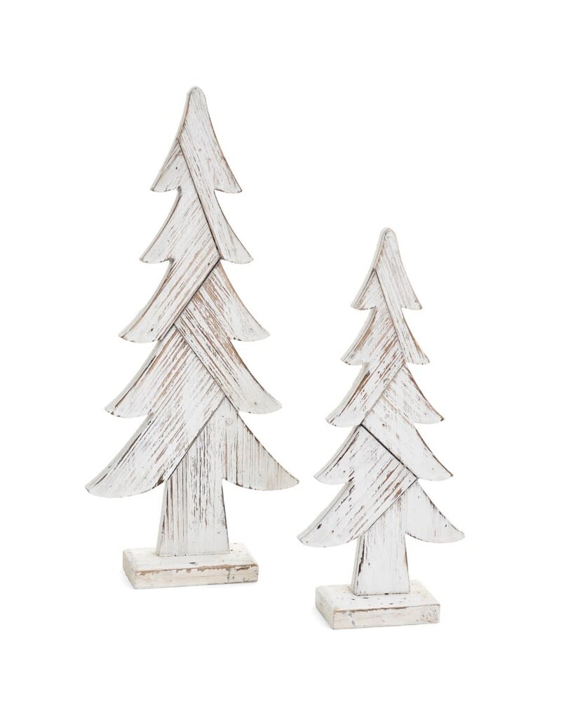 adv White Washed Wooden Tree