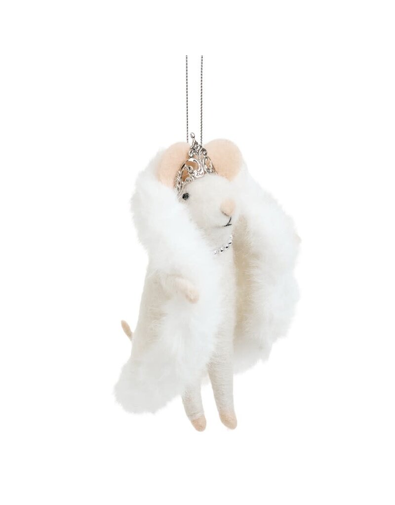 adv Princess Mouse Felted Ornament