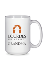 15 Oz Ceramic Mug - White - Arch Logo -Grandma