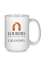 15 Oz Ceramic Mug - White - Arch Logo -Grandpa