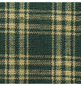 Yd. Green and Tan Catawba Fabric #41