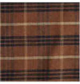 Yd. Brown and Black Bentley Plaid Fabric #1093