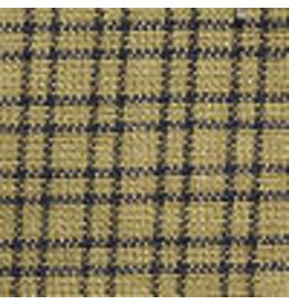 Yd. Navy and Tan Double Pane Fabric #202