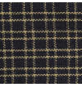 Yd. Navy and Tan Reverse Double Pane Fabric #211